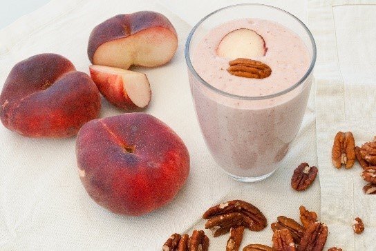 Batido de paraguayos frescura, suavidad y nutrición en cada sorbo