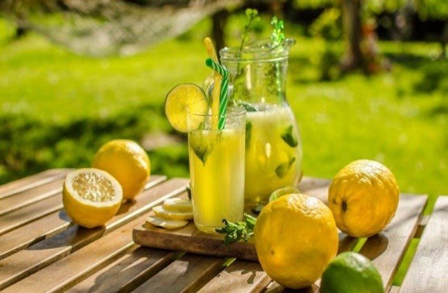 🍋 Limonada de menta y miel de maple frescura natural con dulzor silvestre
