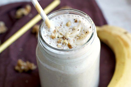 🥤 Batido de banana y nueces