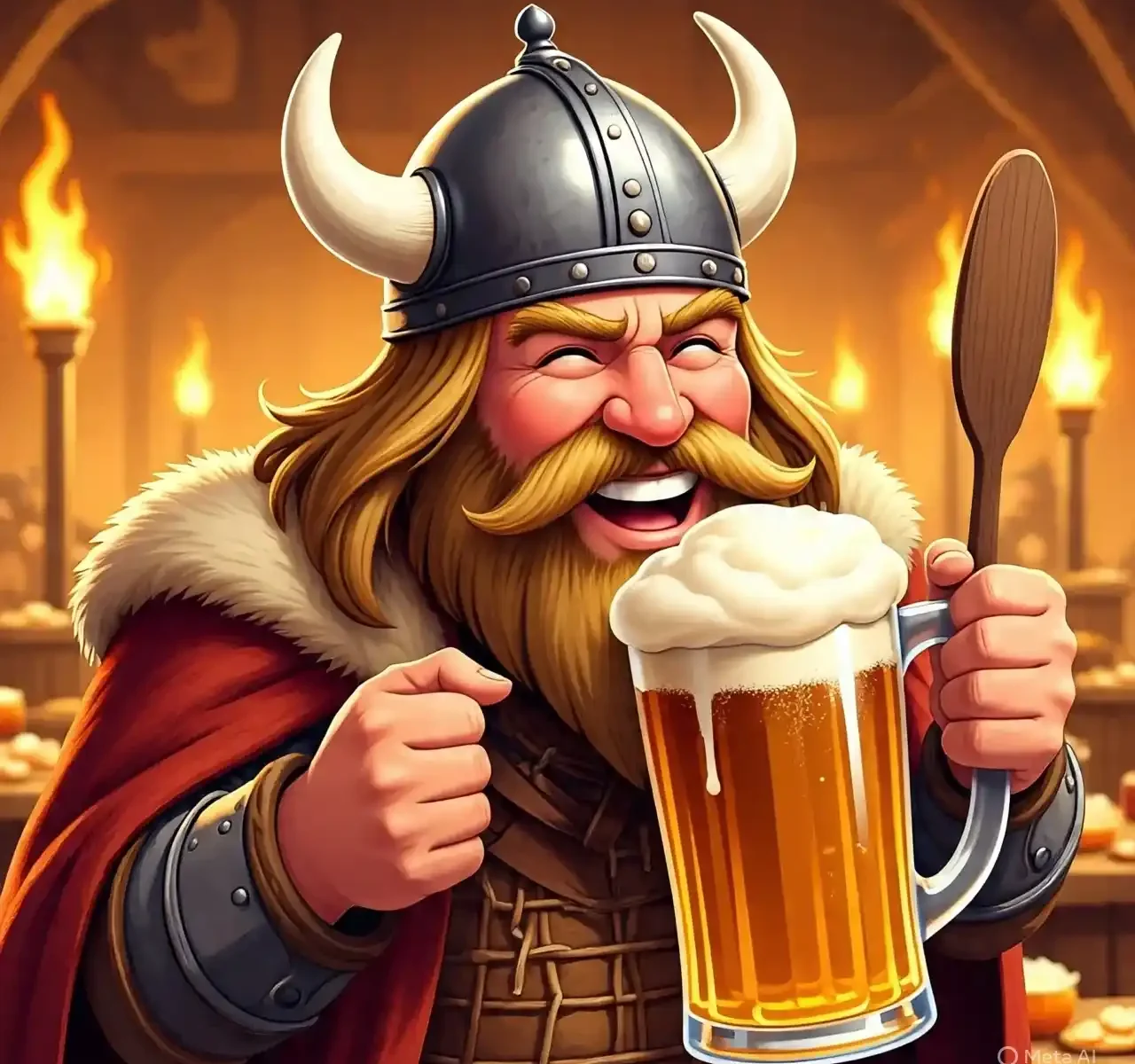 Cerveza de Noruega regalo de Odin para los Vikngos