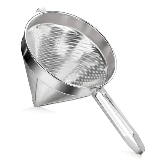 Colador Chino De 30cm Acero Inoxidable Malla Fina Concassé Imagen - 1/3