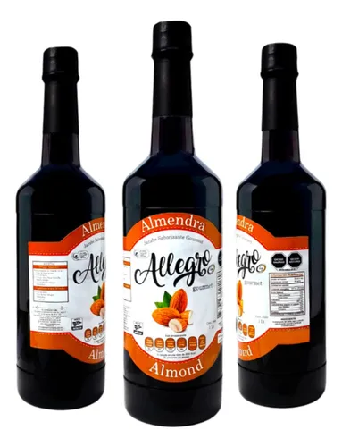 Jarabe Saborizante Allegro Almendra
